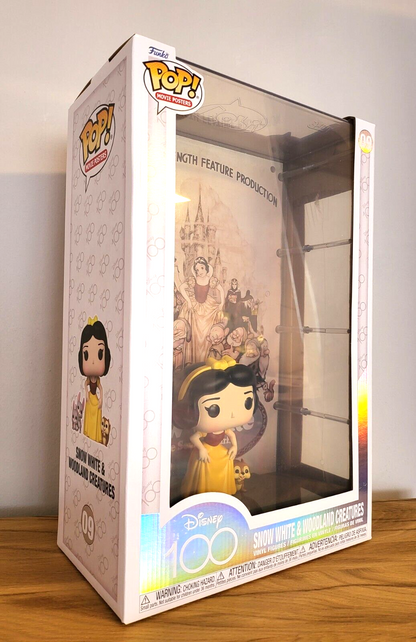 Disney 100 Jahre/ 100th Anniversary POP Vinyl Figur Movie Posters Schneewittchen HARTCASE #09 NEU