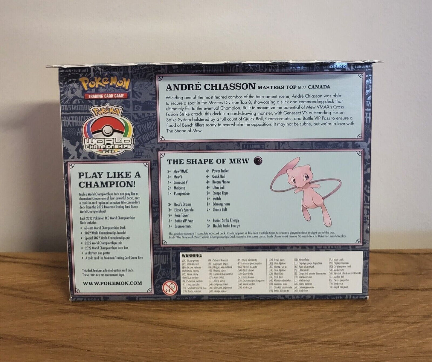 Pokemon TCG Karten Weltmeisterschaftsdecks Championship London 2022 EN NEU & OVP