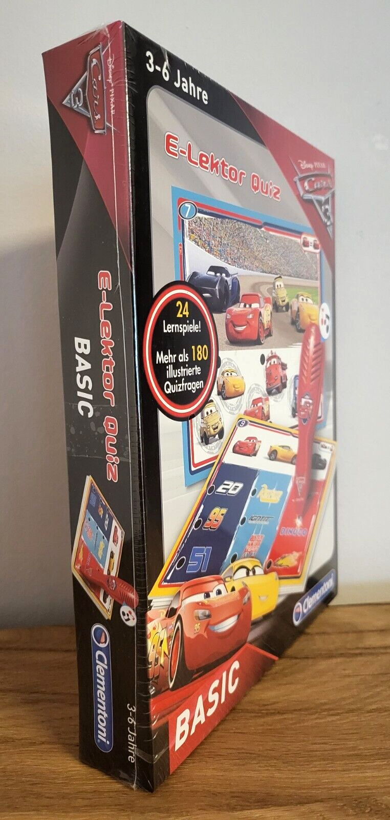 Clementoni Disney PIXAR Cars 3 / E-Lektor Quiz Basic Lernspiel Kinder ab 3 Jahren