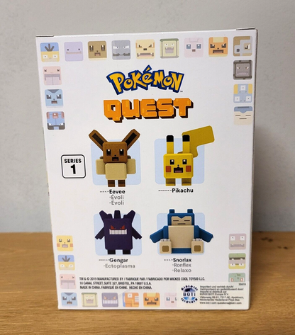 Pokemon Quest Evoli Eevee Figur Vinylfigur Sammelfigur 10 cm Series 1 NEU & OVP