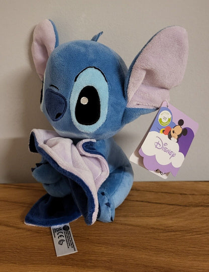 Disney Plüsch Stofftier Kuscheldecke Winnie Pooh Puuh Stitch Micky Mickey Minnie Maus mit Decke NEU