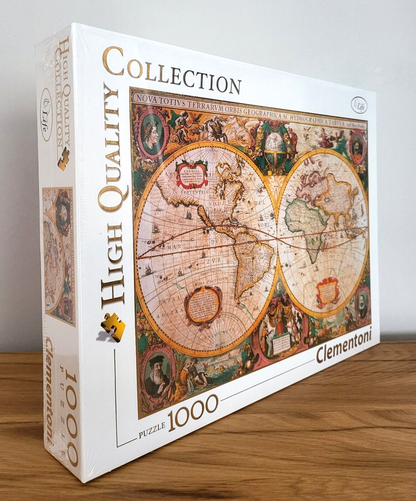 Puzzle Clementoni High Quality alte Weltkarte Kontinente 1000 Teile 50x69cm