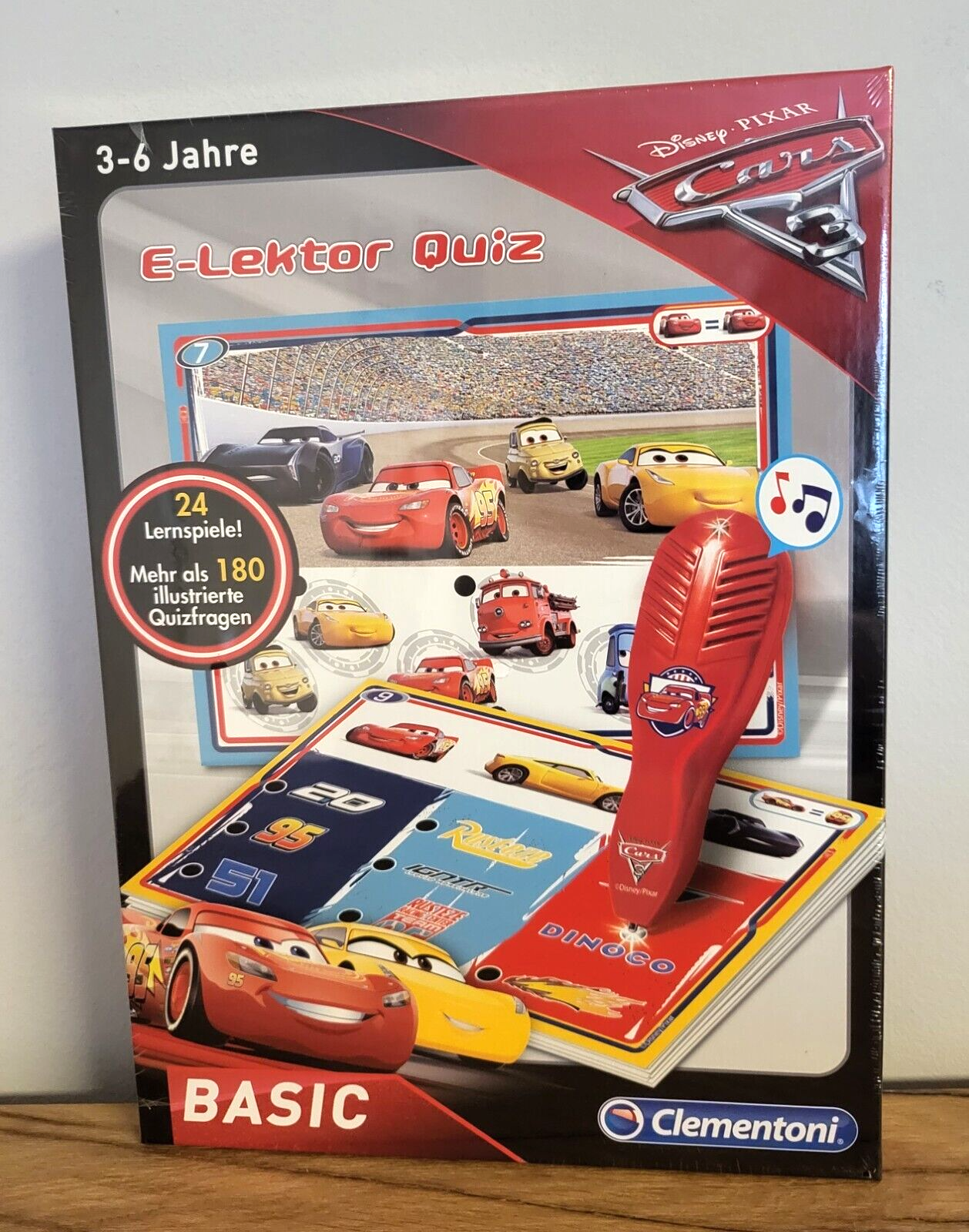Clementoni Disney PIXAR Cars 3 / E-Lektor Quiz Basic Lernspiel Kinder ab 3 Jahren