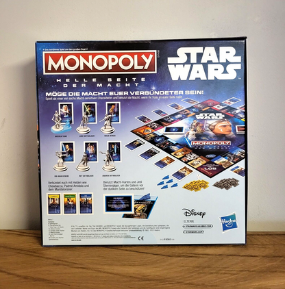 Monopoly Star Wars Light Side Edition Brettspiel Disney Hasbro Deutsch