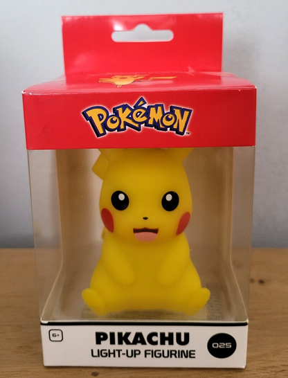 Pokemon Pikachu LED Light up Figur,Anhänger mit Lichteffekt, Nintendo, Spielzeug Figur 9cm NEU&OVP