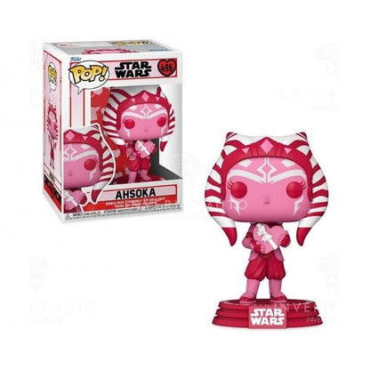 POP! Star Wars Vinyl Figur - Valentines Ahsoka Sonderedition Funko #496 NEU &OVP