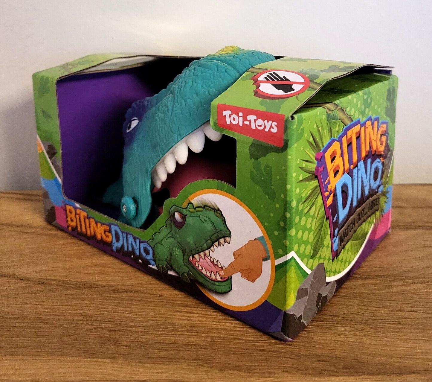 Spiel Beißtier Beißender Finger Dino Dinosaurier Kinder Spielzeug Party Tischspiel Zähne