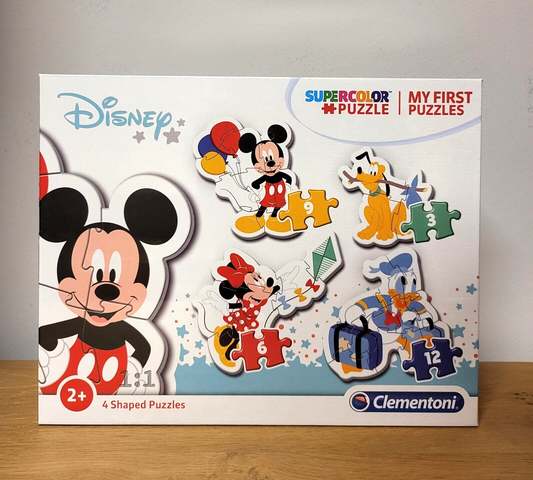 Clementoni Disney Mein erstes Puzzle 4 Formpuzzles / Maxipuzzle Kinderpuzzle ab 2 Jahren NEU