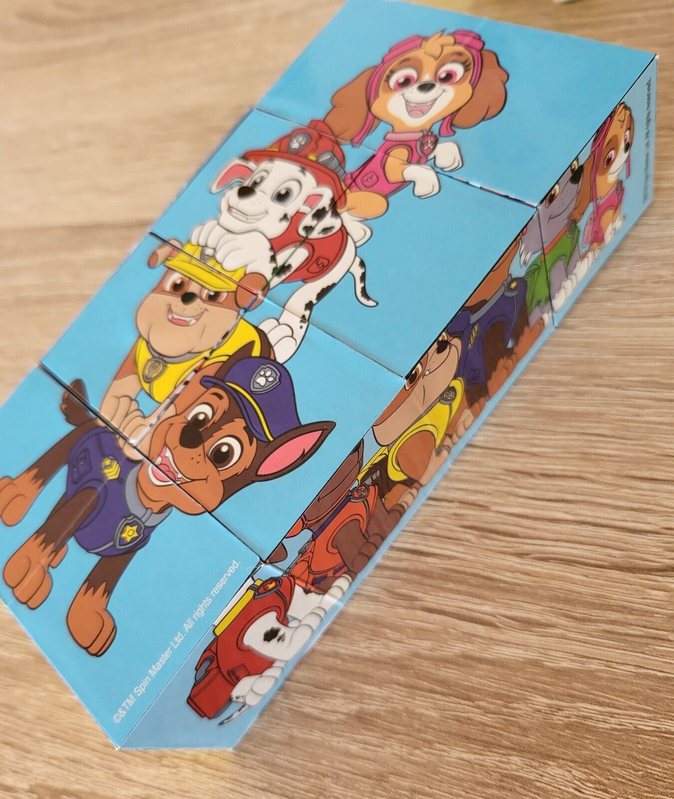 Nickelodeon Paw Patrol Würfelpuzzle 4Teile Fitget Block Puzzle Spielzeug NEU&OVP