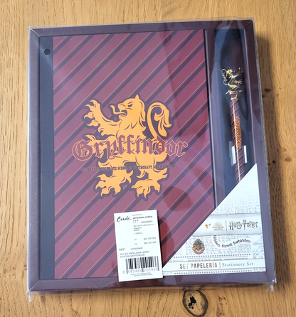 Harry Potter Gryffindor Notizbuch mit Stift Schreibset Hardcover Heft Notizblock NEU & OVP