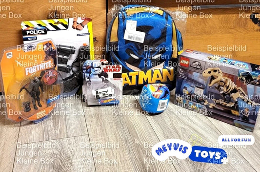 Jungen Spielzeug Kleine Mystery Box Kinder Geschenk Paket Mischpaket Neuware Markenware Überraschung Set Surprise Mix NEU