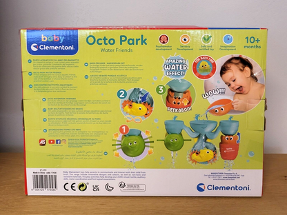 Badespielzeug Clementoni Baby Octo Park Bade Freunde Wasserpark Set Spiel NEU