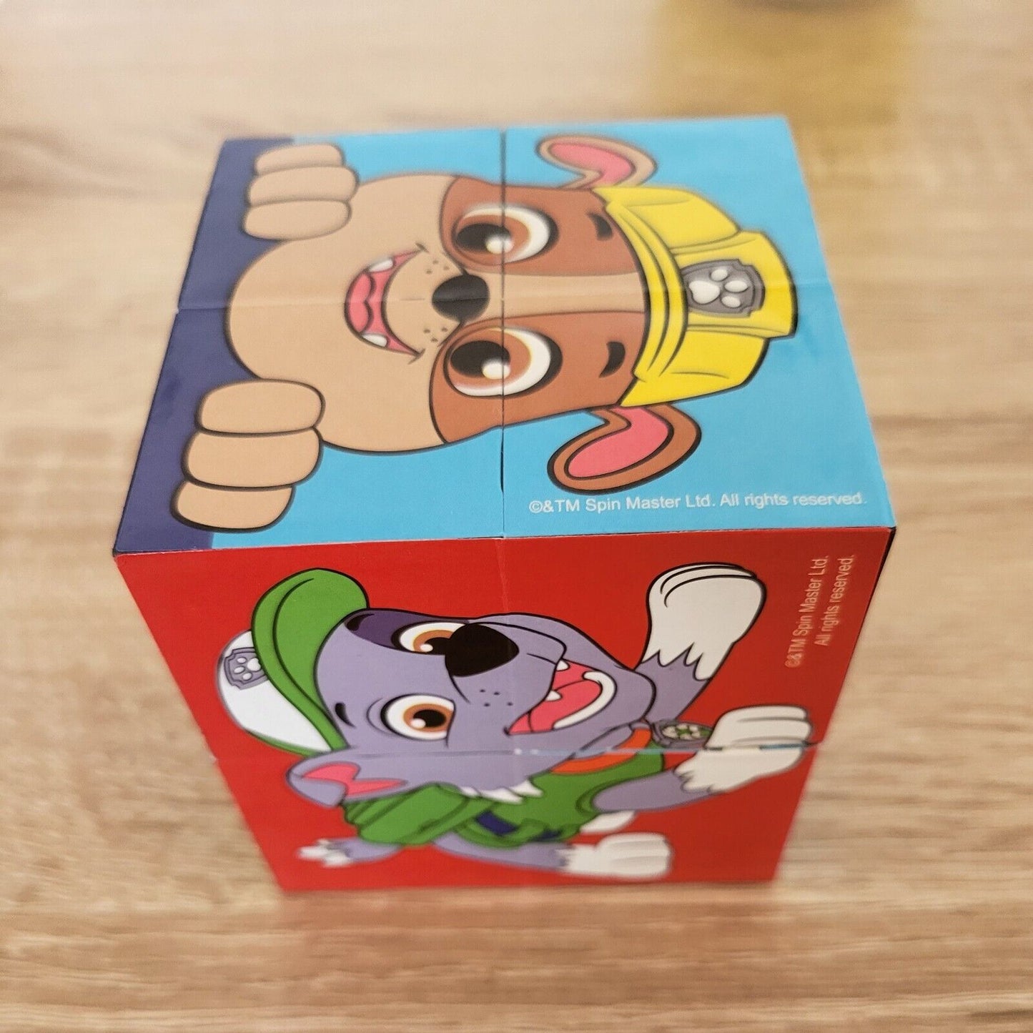 Nickelodeon Paw Patrol Würfelpuzzle 4Teile Fitget Block Puzzle Spielzeug NEU&OVP