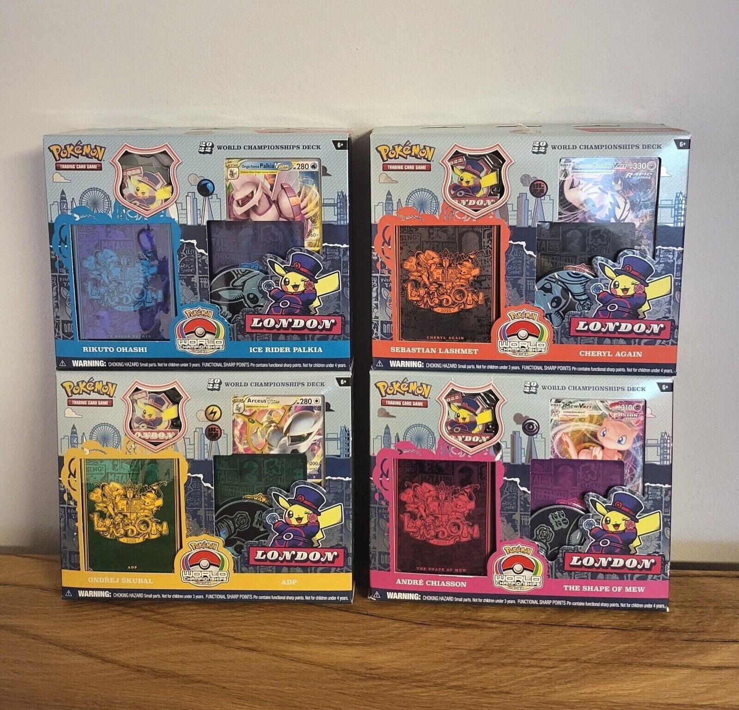 Pokemon TCG Karten Weltmeisterschaftsdecks Championship London 2022 EN NEU & OVP