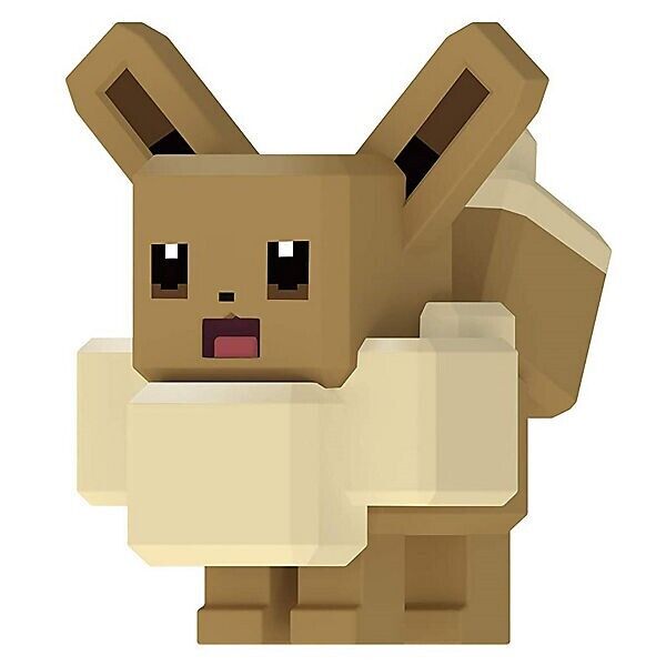 Pokemon Quest Evoli Eevee Figur Vinylfigur Sammelfigur 10 cm Series 1 NEU & OVP