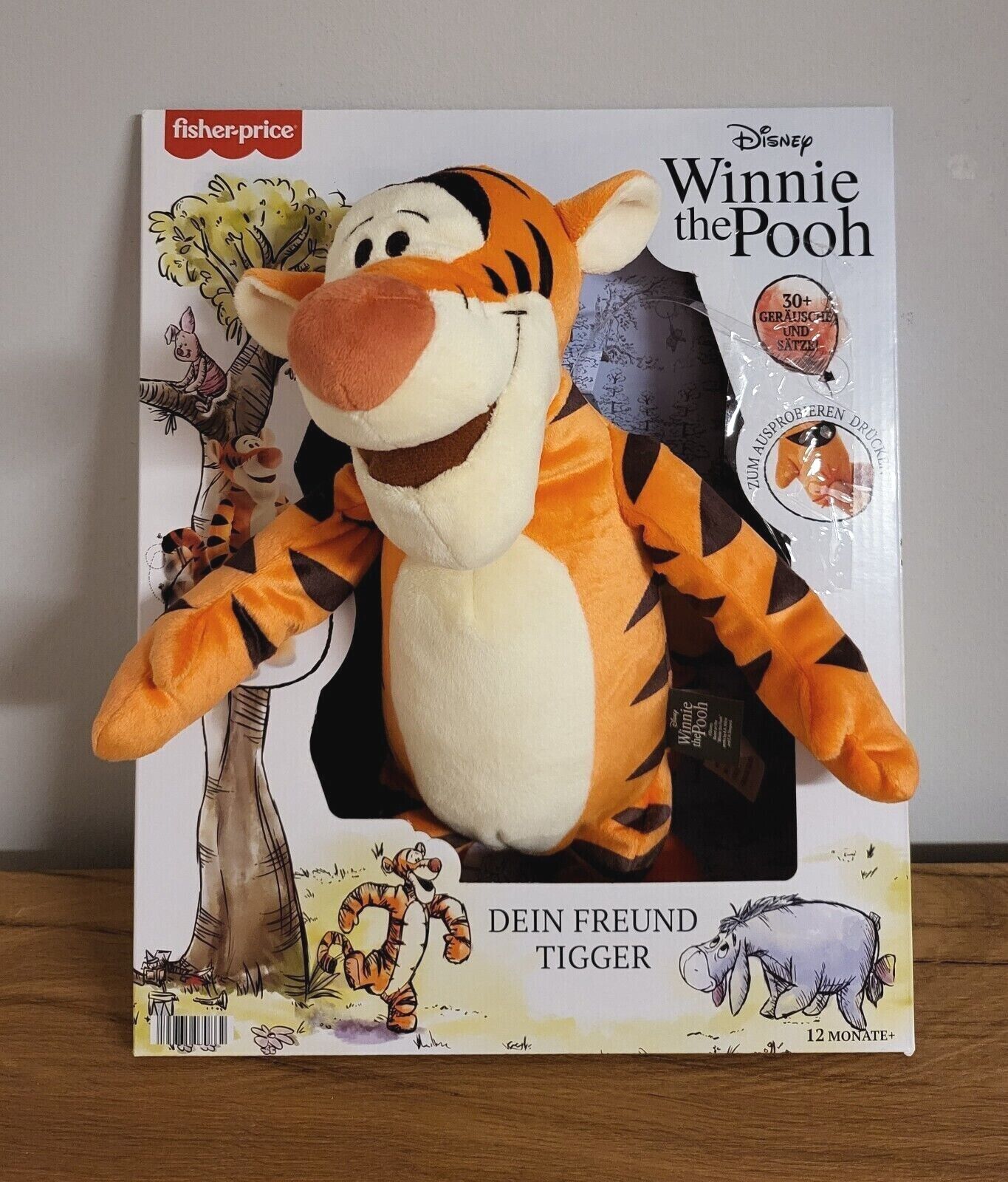 Fisher-Price Disney Plüsch Stofftier Dein Freund Winnie Pooh Puuh / Tigger mit SOUND 30cm NEU & OVP
