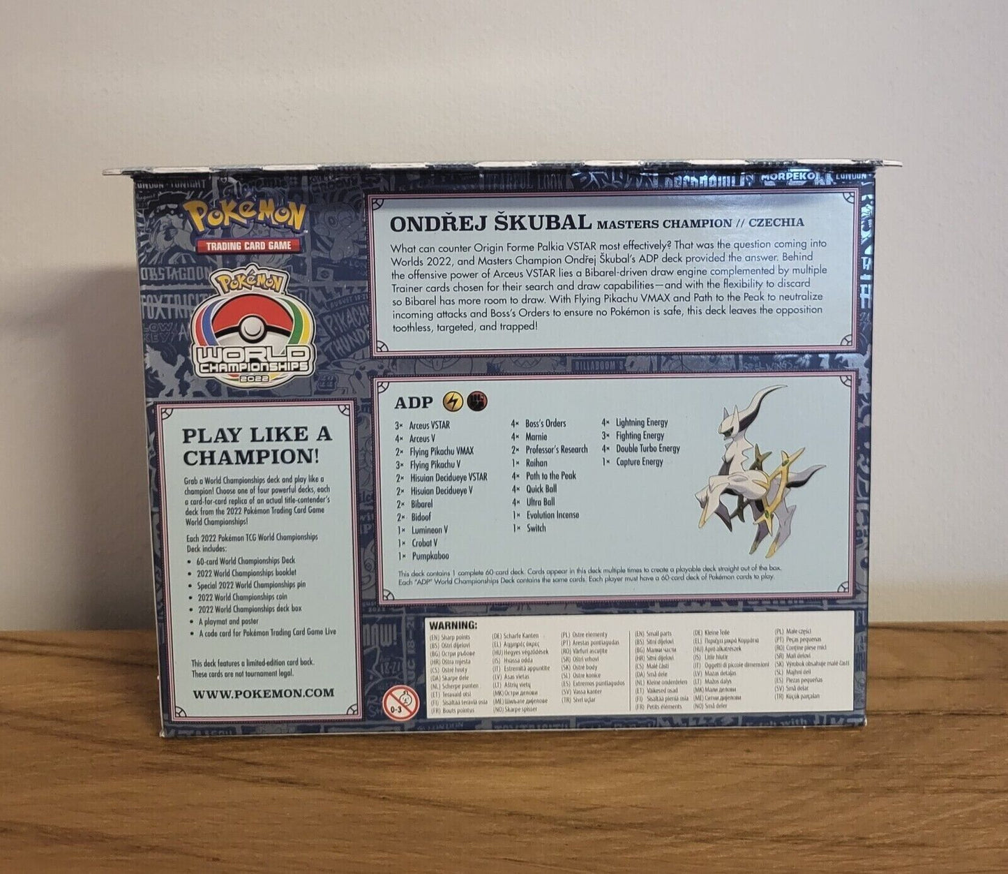 Pokemon TCG Karten Weltmeisterschaftsdecks Championship London 2022 EN NEU & OVP