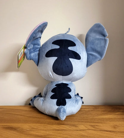 Disney Stitch XL Plüsch groß Stofftier sitzend Plüschtier großer Kopf Kuscheltier Merch ca.40 cm Kino Real Film NEU
