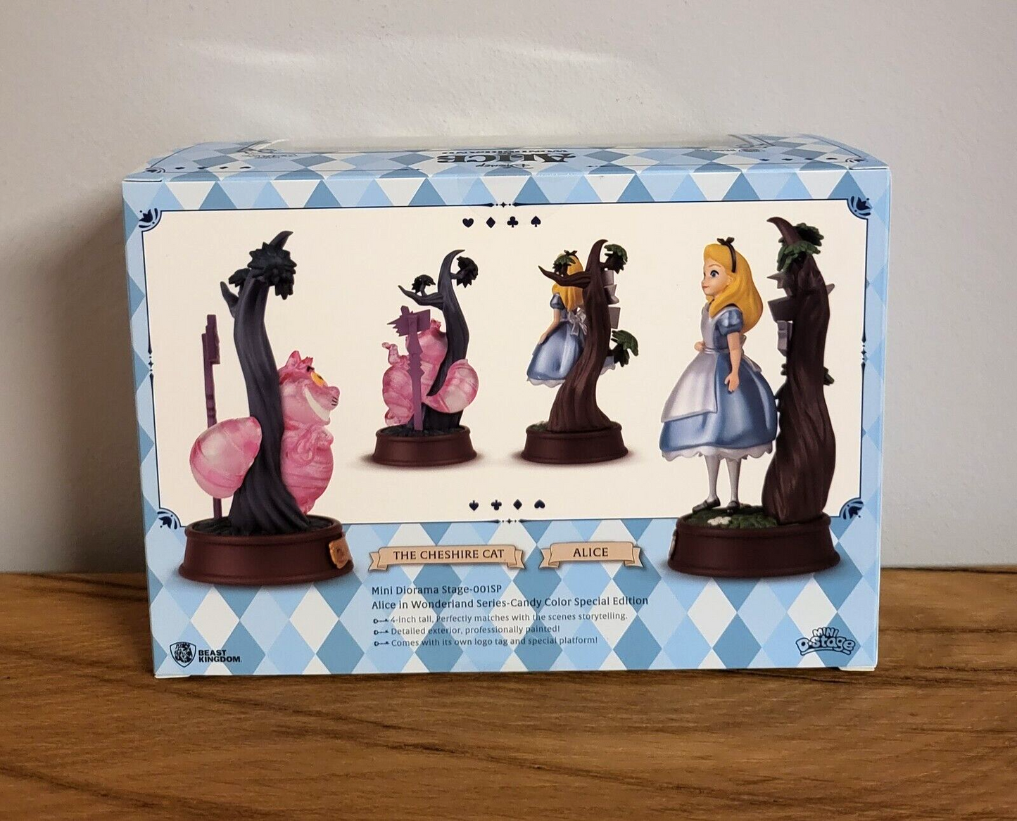 Alice im Wunderland Mini Diorama Stage Statuen 2er Pack Candy Color Special Edition