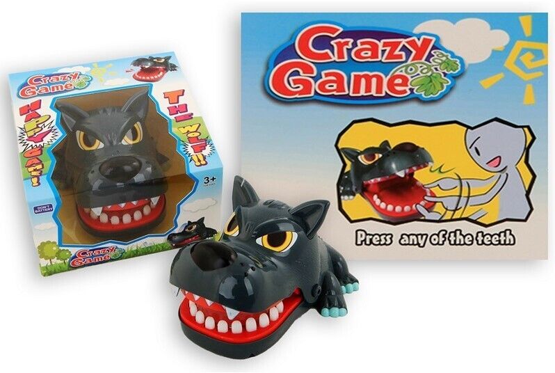 Spiel Beißtier Beißender Finger Wolf Kinder Spielzeug Party Tischspiel Zähne