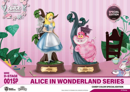 Alice im Wunderland Mini Diorama Stage Statuen 2er Pack Candy Color Special Edition