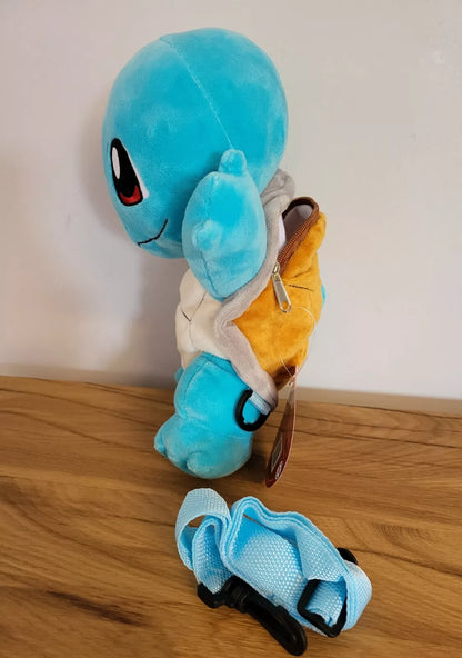 Pokemon Plüschtier 3D Rucksack Pikachu / Schiggy/ Glumanda Spielzeug Stofftier NEU