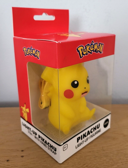 Pokemon Pikachu LED Light up Figur,Anhänger mit Lichteffekt, Nintendo, Spielzeug Figur 9cm NEU&OVP