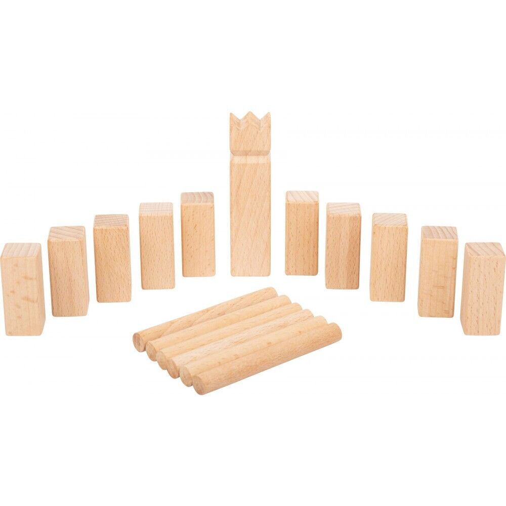 Wikingerspiel Kubb Mini Wurfspiel/Reisespiel/Tischspiel Small foot 17x3x16cm NEU