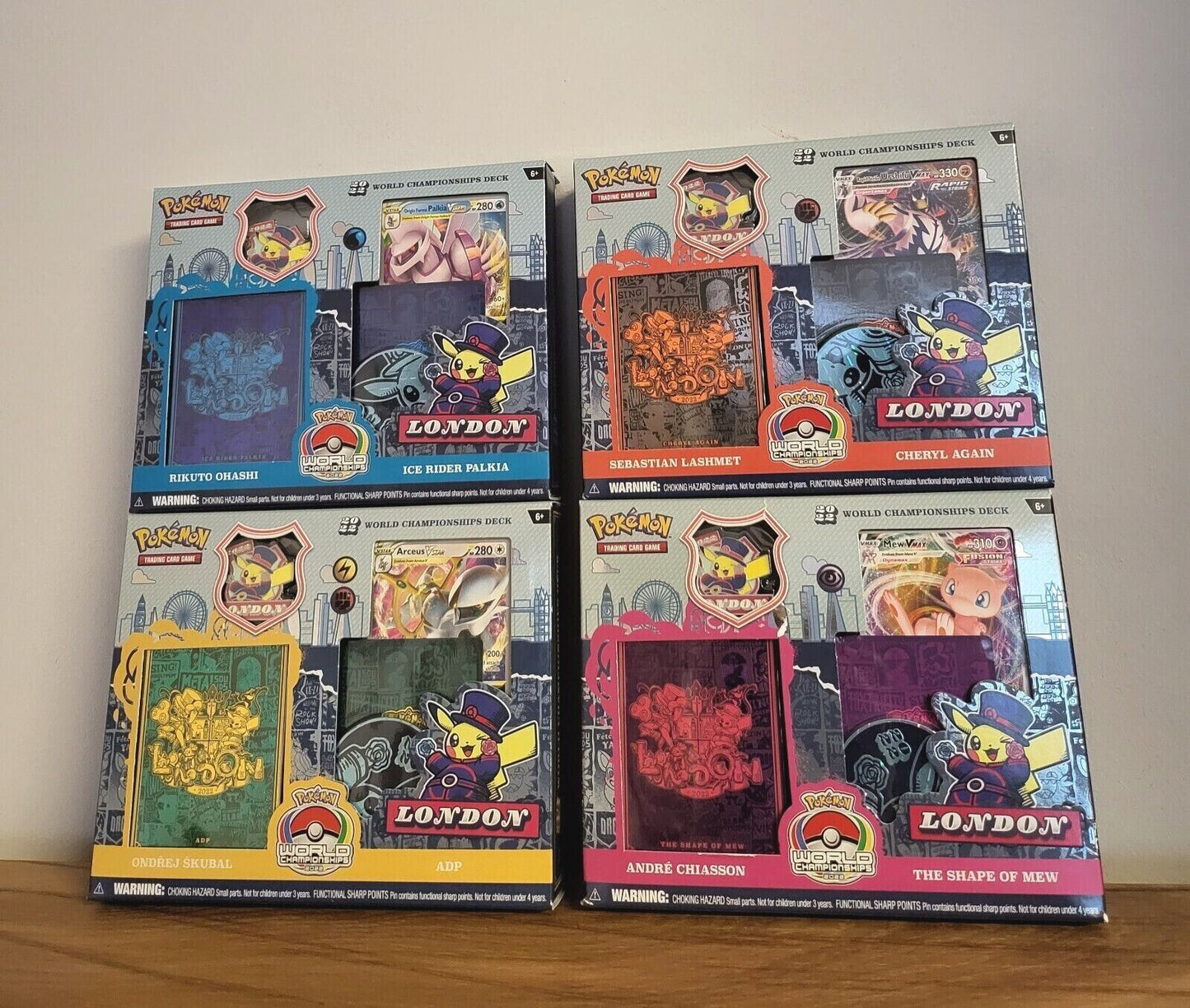 Pokemon TCG Karten Weltmeisterschaftsdecks Championship London 2022 EN NEU & OVP