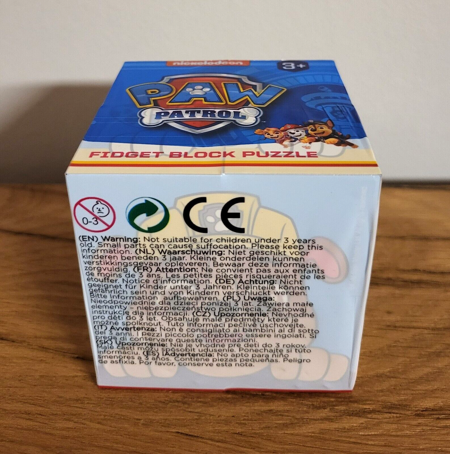 Nickelodeon Paw Patrol Würfelpuzzle 4Teile Fitget Block Puzzle Spielzeug NEU&OVP