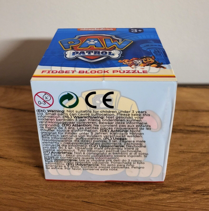 Nickelodeon Paw Patrol Würfelpuzzle 4Teile Fitget Block Puzzle Spielzeug NEU&OVP