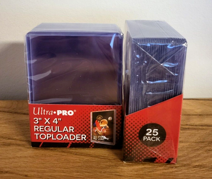Ultra Pro Regular Toploader 3x4 Kartenhüllen TCG 50 Stück für Pokemon, Magic NEU