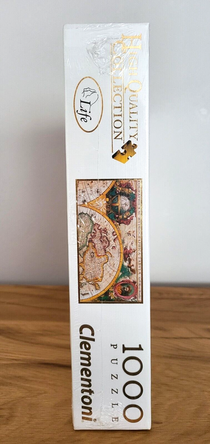 Puzzle Clementoni High Quality alte Weltkarte Kontinente 1000 Teile 50x69cm