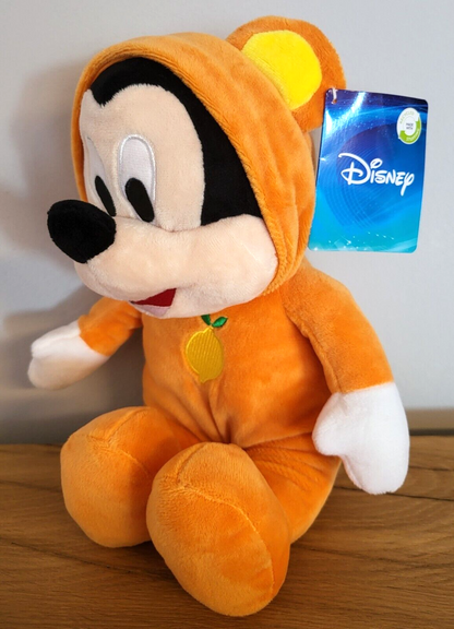 Disney Plüsch Stofftier Kuscheltier Mickey Maus Micky Pyjama Party im Strampler NEU