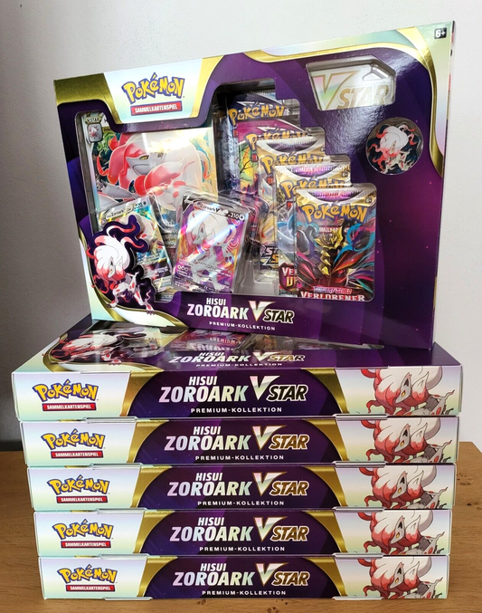Pokemon VSTAR Zoroark Hisui Oktober 2022 Premium Kollektion Pin #3 DEU NEU & OVP