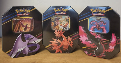 Pokemon Zenit der Könige Tin Boxen Galarian Arktos Zapdos Lavados ENG NEU & OVP