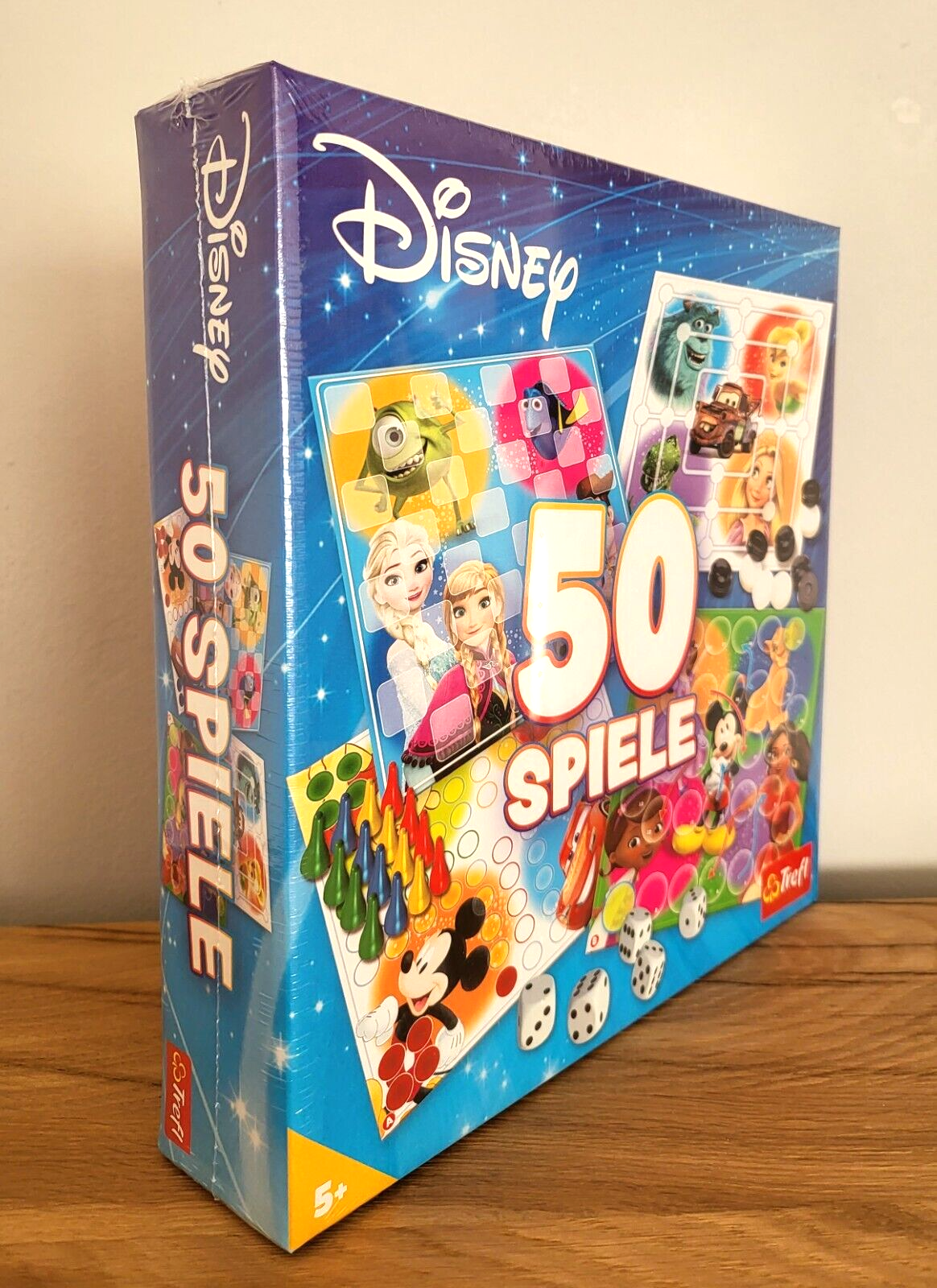 Disney 50 Spiele Spielesammlung Trefl 50 Spielmöglichkeiten Reise Brettspiel NEU