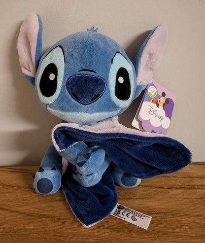 Disney Plüsch Stofftier Kuscheldecke Winnie Pooh Puuh Stitch Micky Mickey Minnie Maus mit Decke NEU