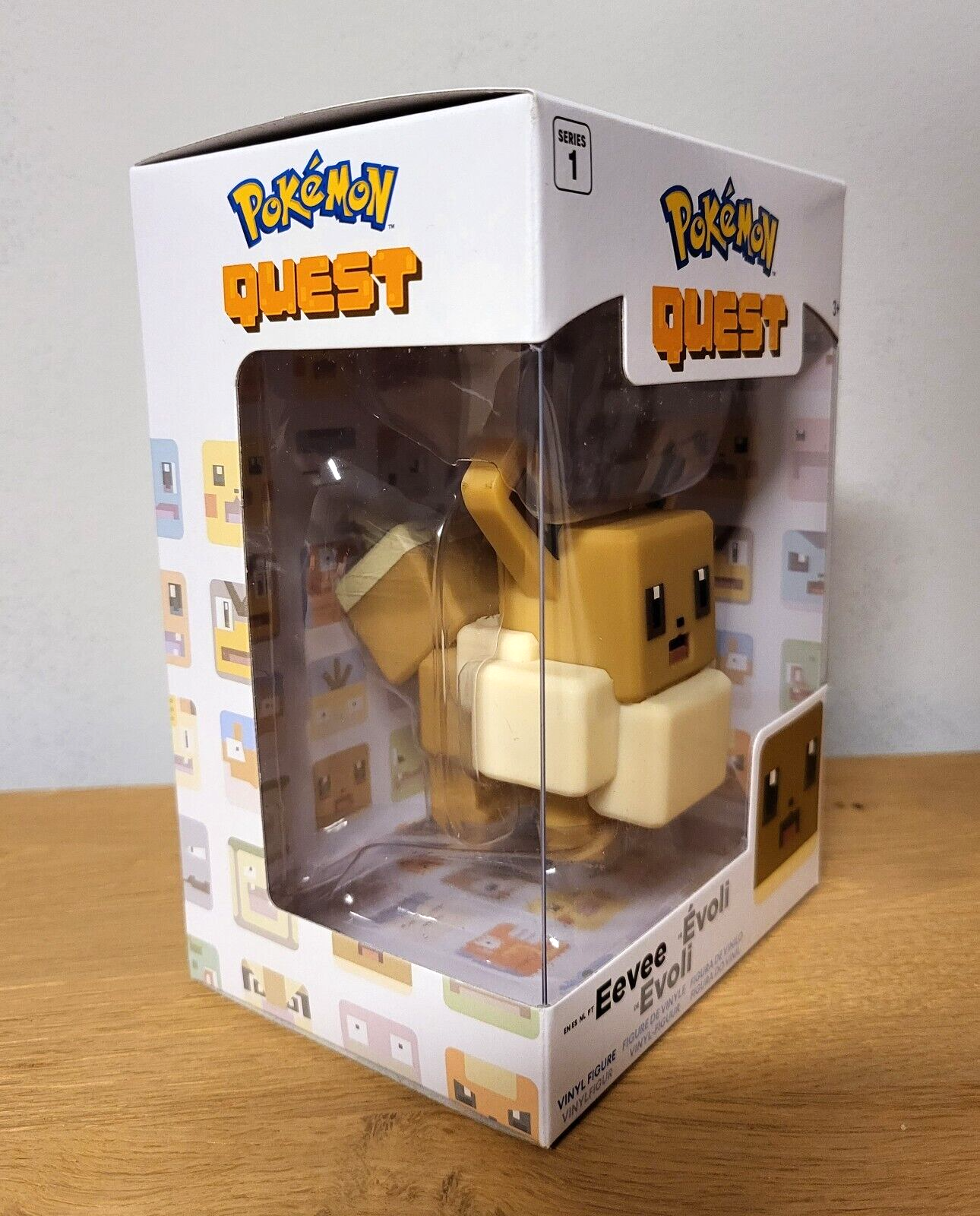Pokemon Quest Evoli Eevee Figur Vinylfigur Sammelfigur 10 cm Series 1 NEU & OVP