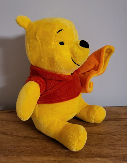 Disney Plüsch Stofftier Kuscheldecke Winnie Pooh Puuh Stitch Micky Mickey Minnie Maus mit Decke NEU