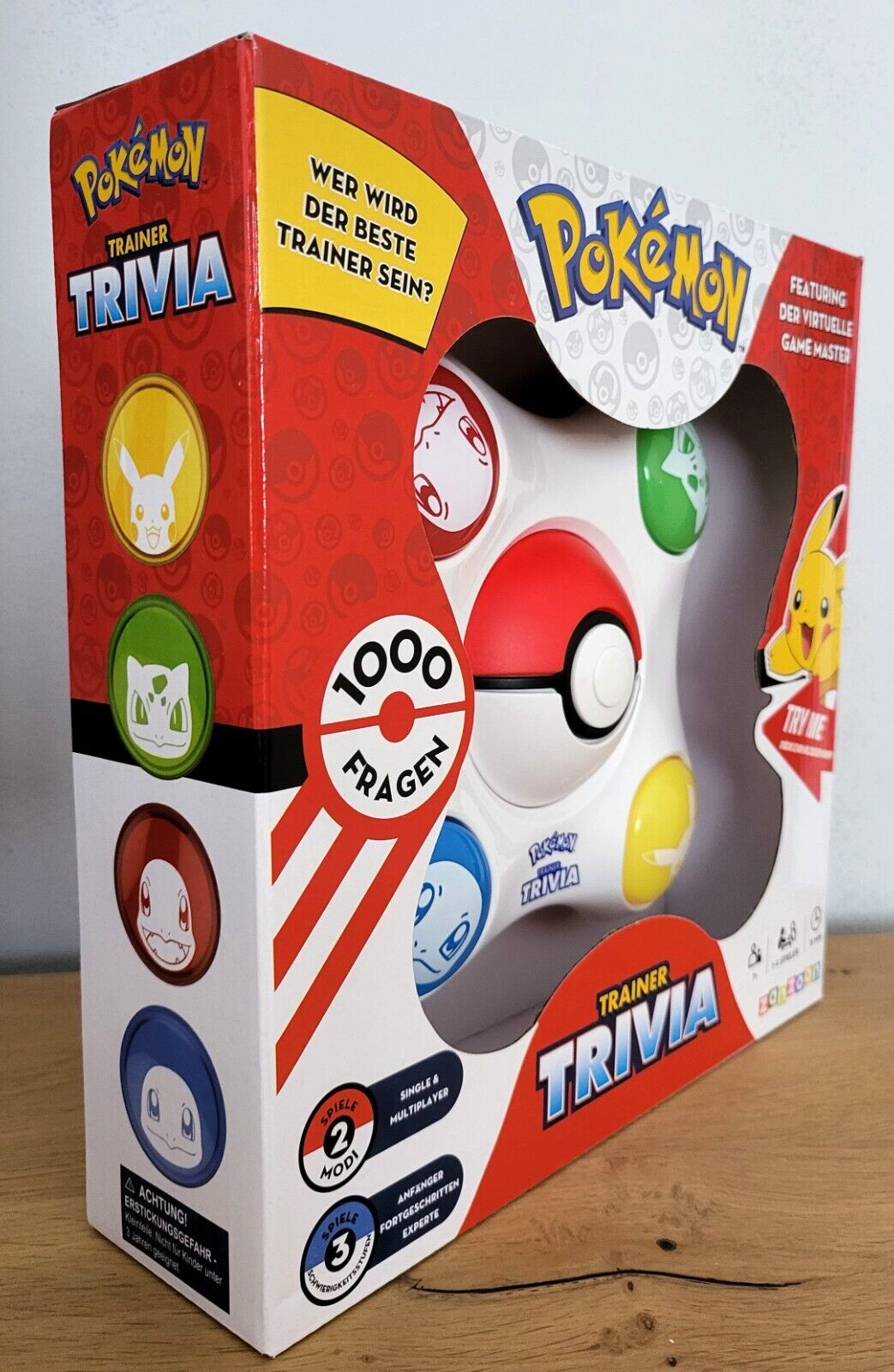 Pokemon Trainer Trivia Wissensspiel 1000 Fragen Spiel Deutsch NEU & OVP