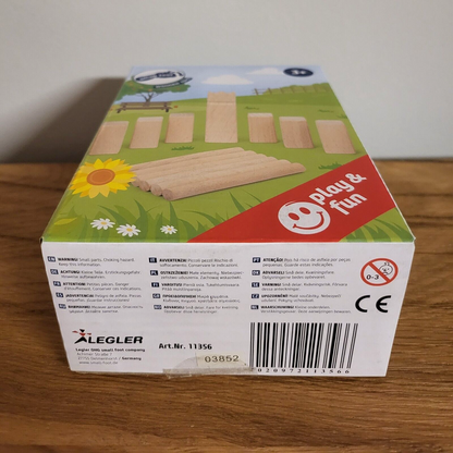Wikingerspiel Kubb Mini Wurfspiel/Reisespiel/Tischspiel Small foot 17x3x16cm NEU
