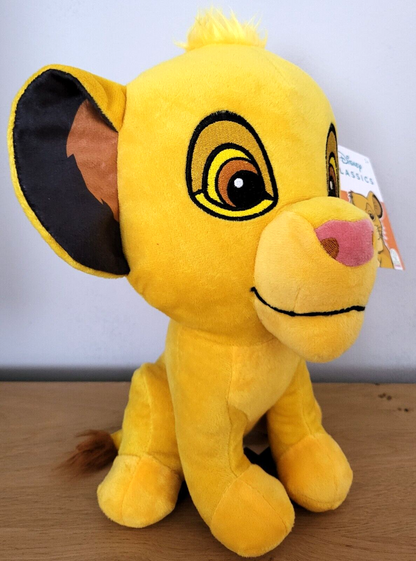 Disney Simba Plüschtier König der Löwen Lion King Stofftier Kuscheltier mit Sound NEU 28cm