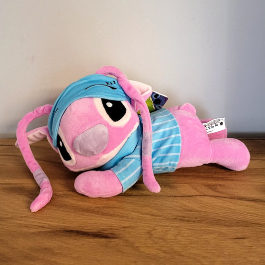 Disney Engel Angel mit Maske liegend wach schlafend Plüschtier Spielzeug Strampler Pyjama Kuscheltier Lilo&Stitch NEU