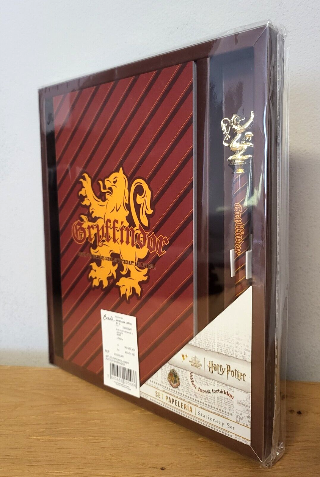 Harry Potter Gryffindor Notizbuch mit Stift Schreibset Hardcover Heft Notizblock NEU & OVP