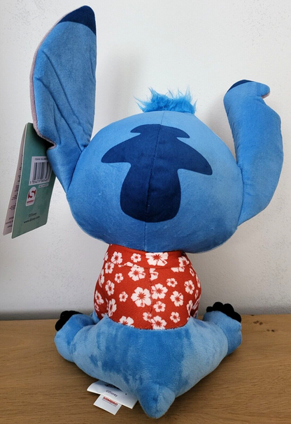 Plüschtier Stofftier Disney Lilo & Stitch Hawaii Hemd Kuscheltier 30cm mit Sound NEU
