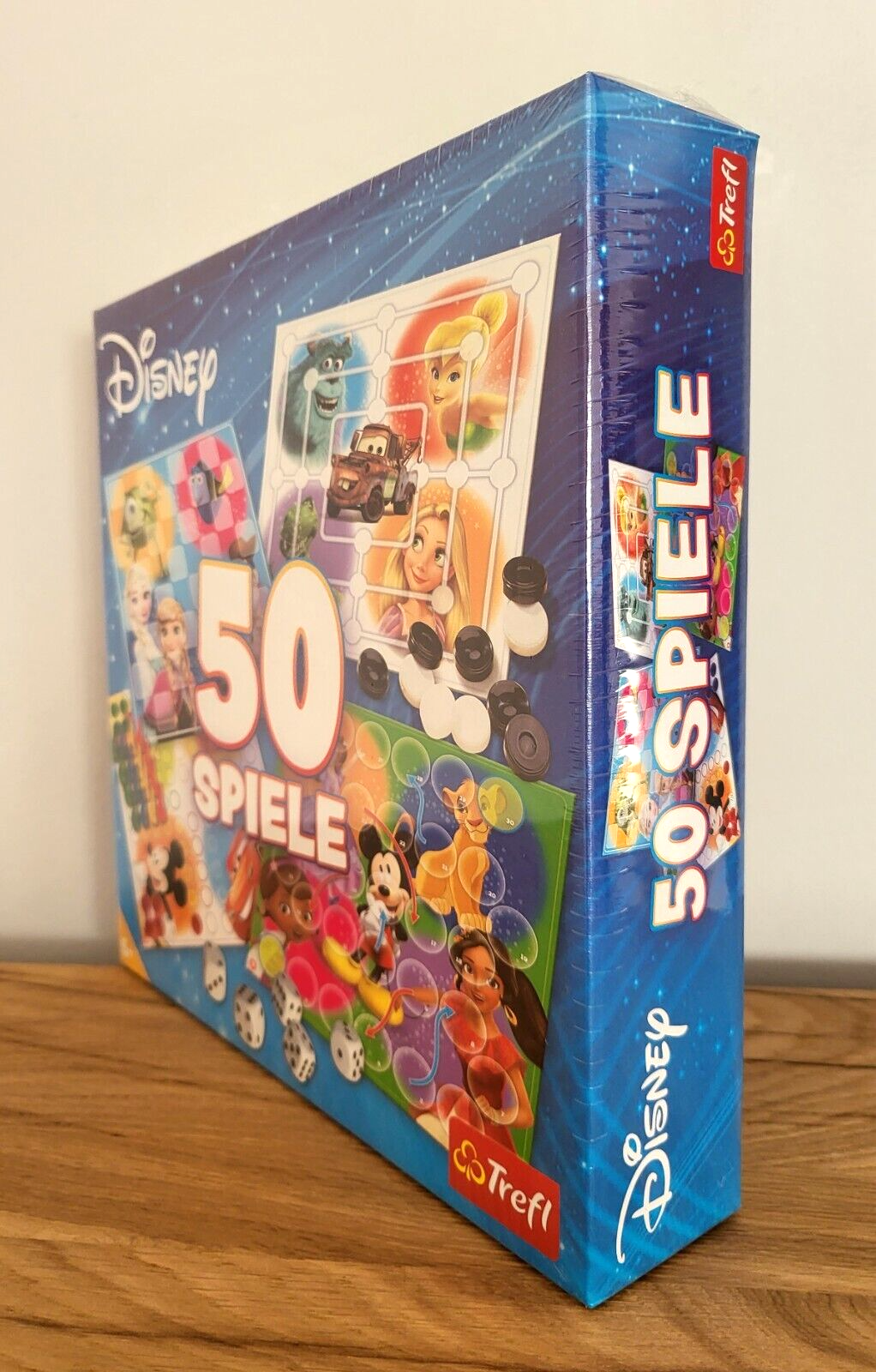 Disney 50 Spiele Spielesammlung Trefl 50 Spielmöglichkeiten Reise Brettspiel NEU