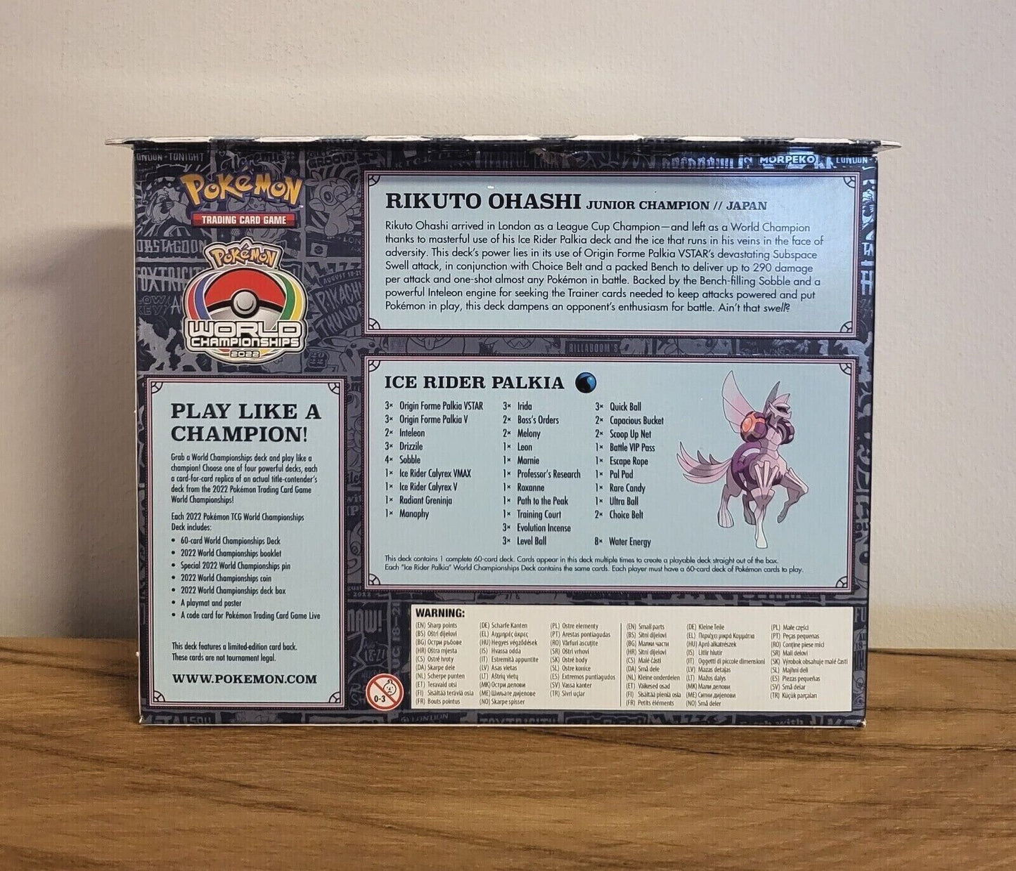 Pokemon TCG Karten Weltmeisterschaftsdecks Championship London 2022 EN NEU & OVP