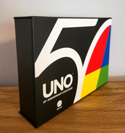 UNO Kartenspiel 50 Jahre Anniversary Spezial Edition 2020 Geschenk Spielzeug Kinder NEU & OVP
