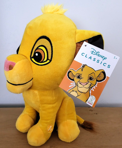 Disney Simba Plüschtier König der Löwen Lion King Stofftier Kuscheltier mit Sound NEU 28cm